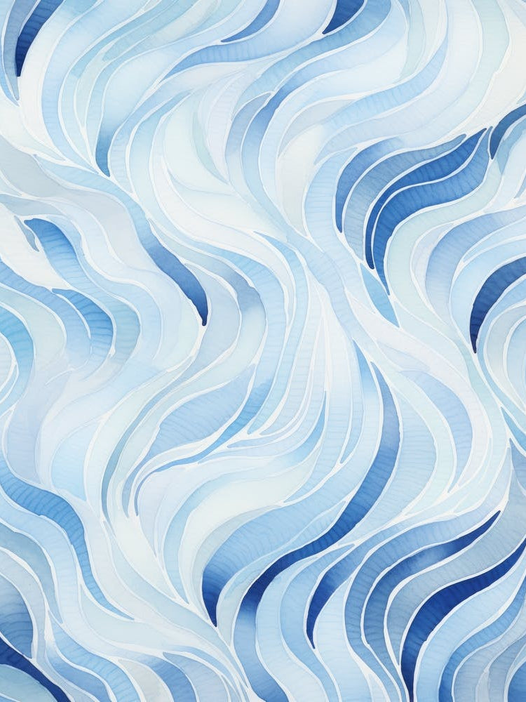 Blue Wavy Pattern