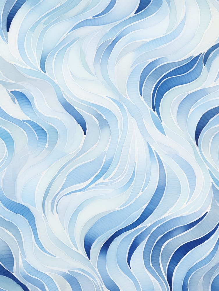 Blue Wavy Pattern