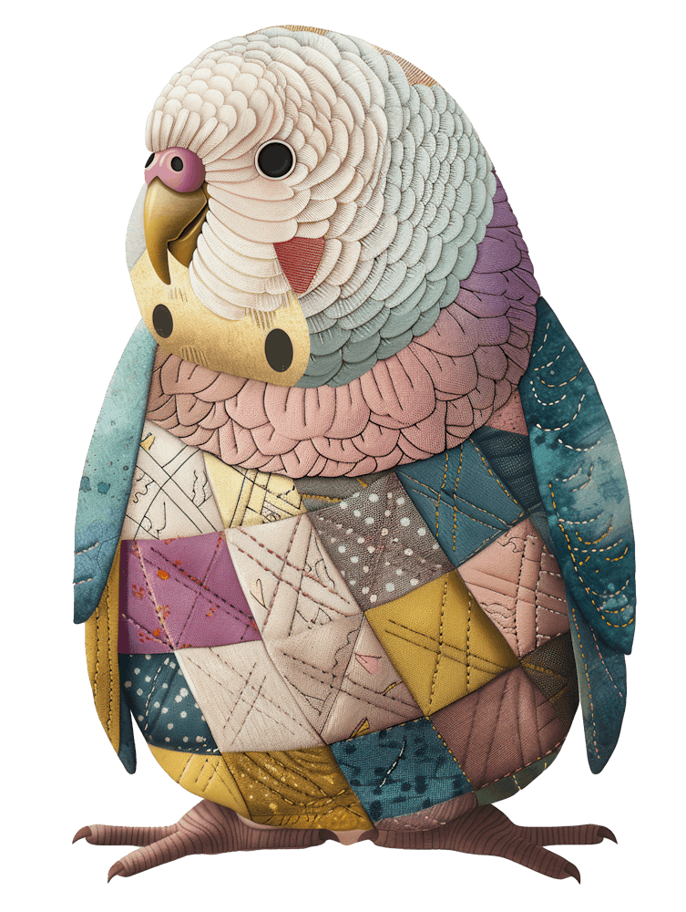 Quilted Budgerigar 3