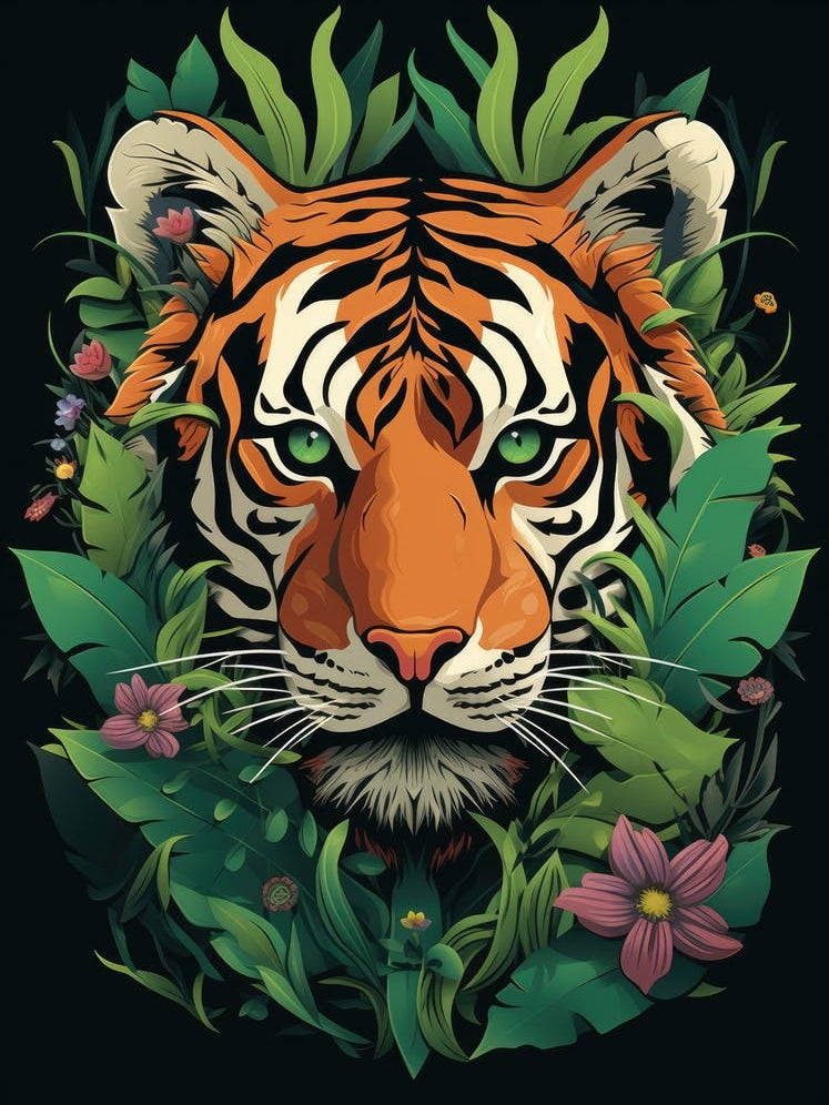 Tiger In The Jungle 6