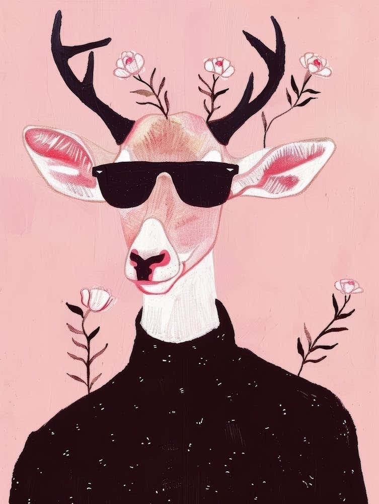 Deer With Sunglasses