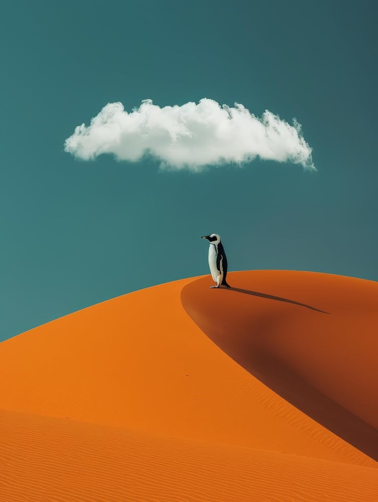 Penguin In The Desert 9