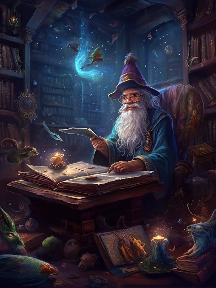 Wizard In The Library 3