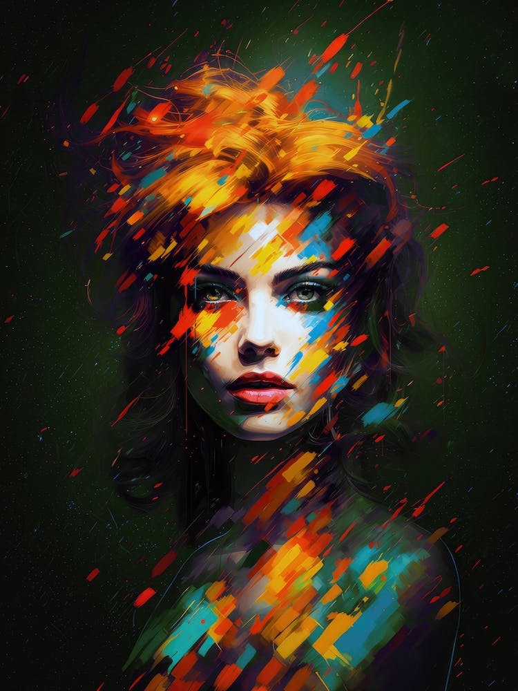 Abstract Painting Maria