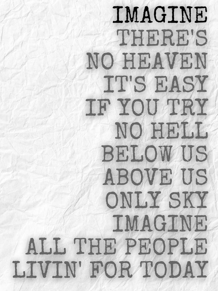 Imagine There's No Heaven