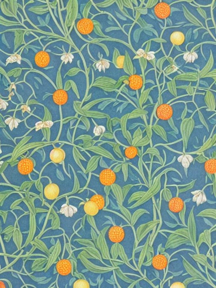 Kumquat 1 Vintage Botanical Fruit