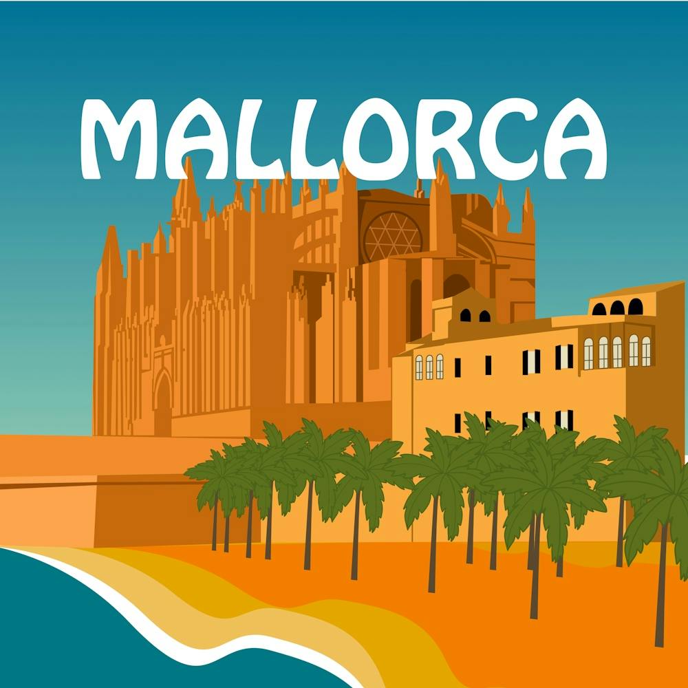 Mallorca Bold Illustration