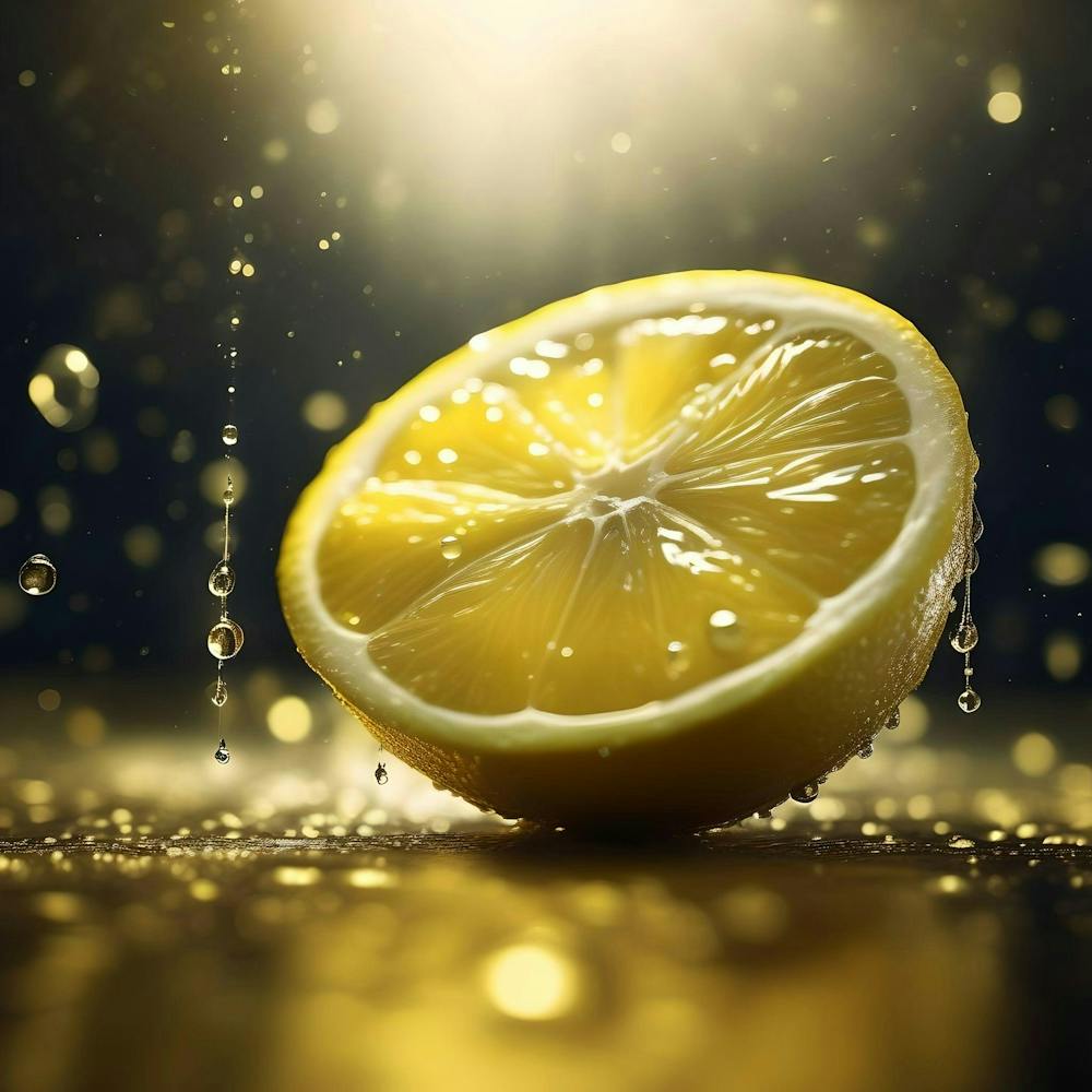 Golden Lemon Slice