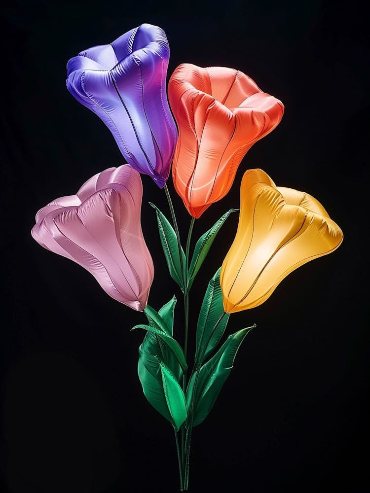 Bright Inflatable Flowers Lisianthus 2