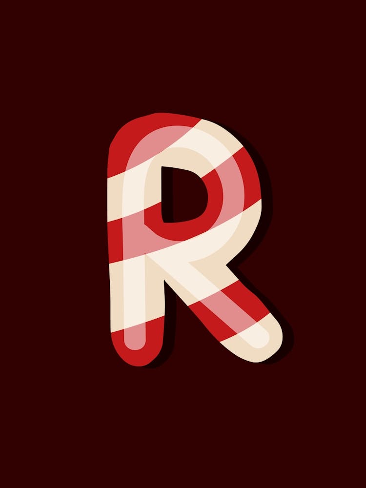 Candy Cane Christmas Letters Living Room Holiday Display 18