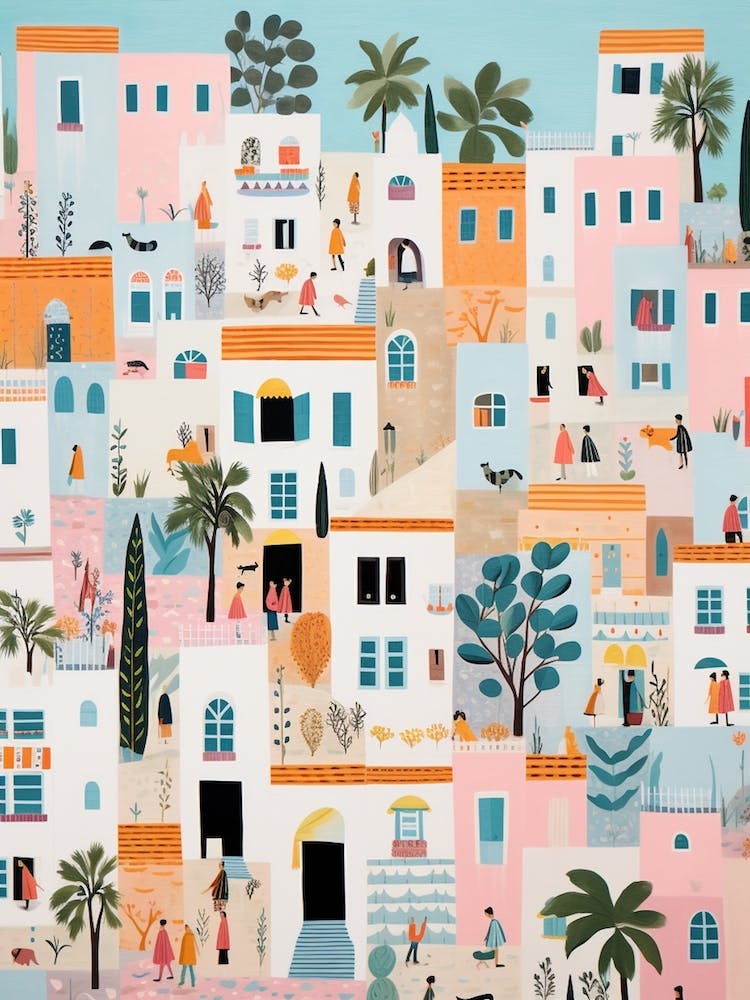 Tunis Tunisia 2 Illustration