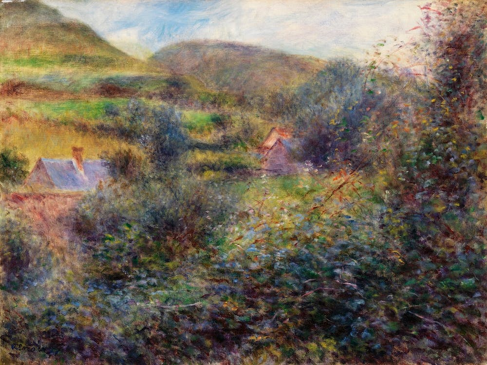 Environs Of Berneval (1879), Pierre Auguste Renoir