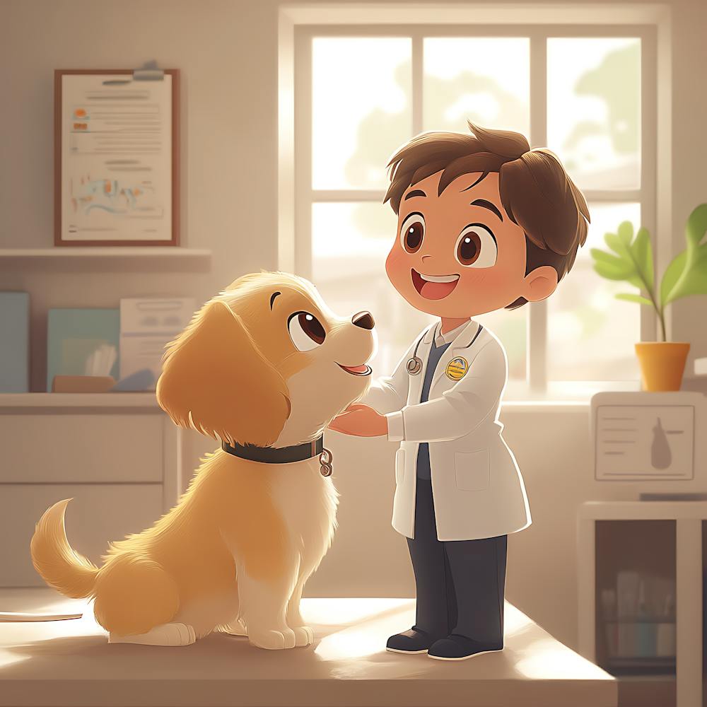 Adorable Chibi Vet Puppy Care 7