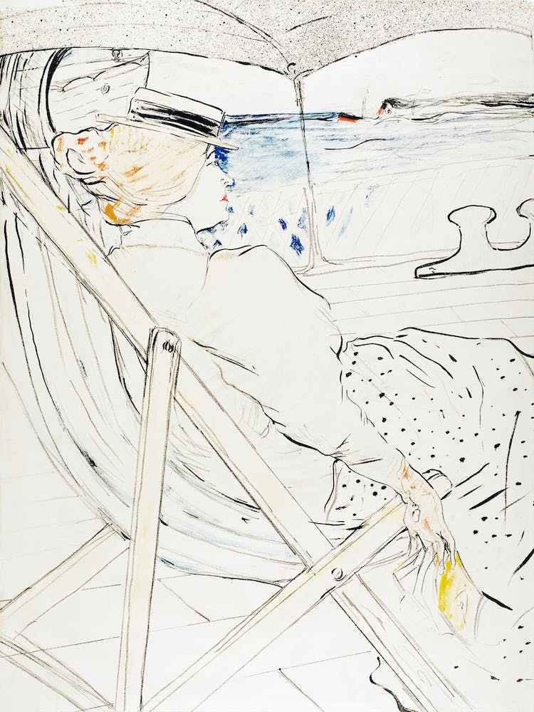 The Passenger In Cabin 54 The Cruise (1896), Henri de Toulouse-Lautrec