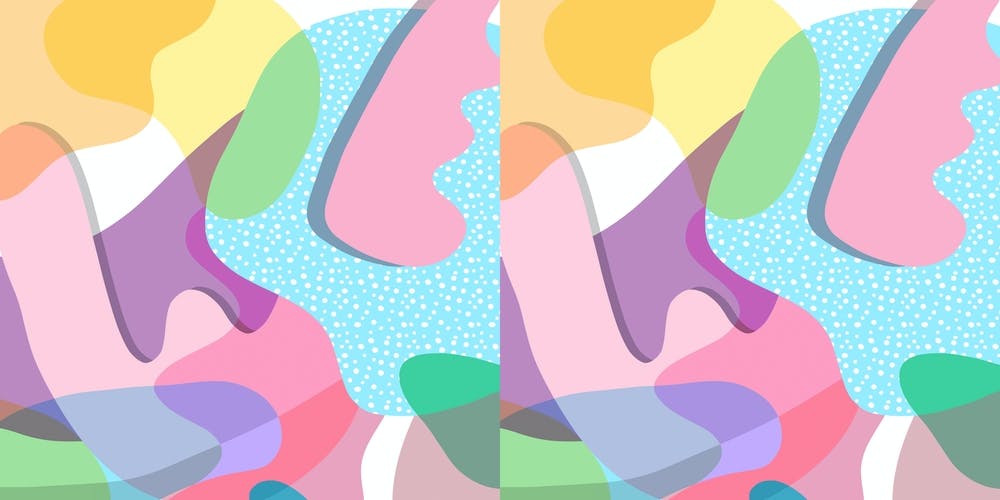 Organic Happy Memphis Shapes