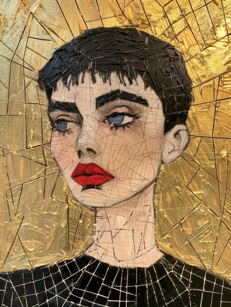 Mosaic Of A Woman 7