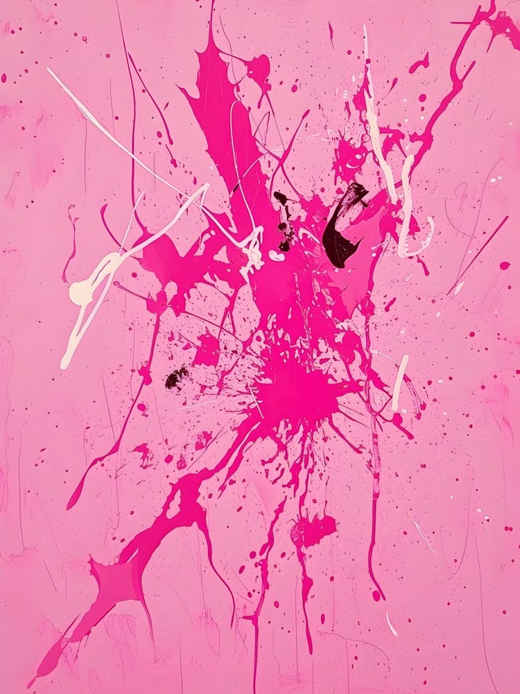 Pink Splatter 1