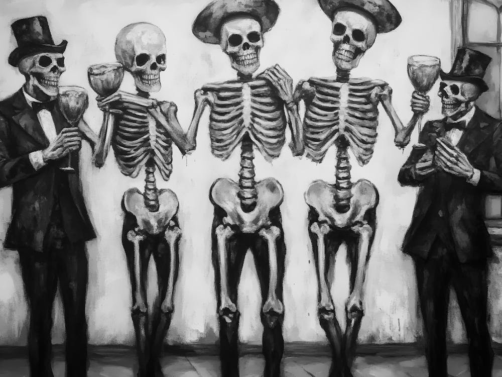 Day Of The Dead Skeletons 3