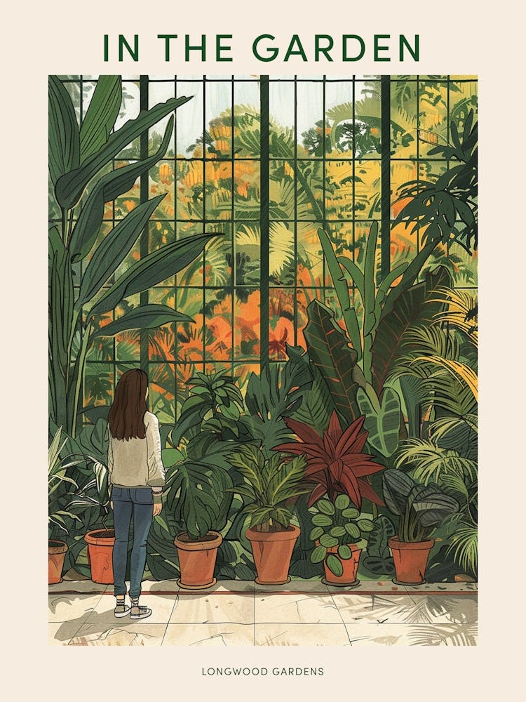In The Garden Poster Longwood Gardens Usa 1