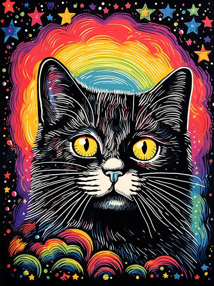 Cosmic Pawsibilities, Psychedelic Cats series