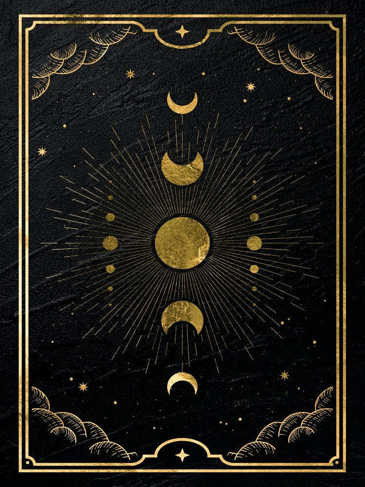 Gold Mystical Tarot: Sun