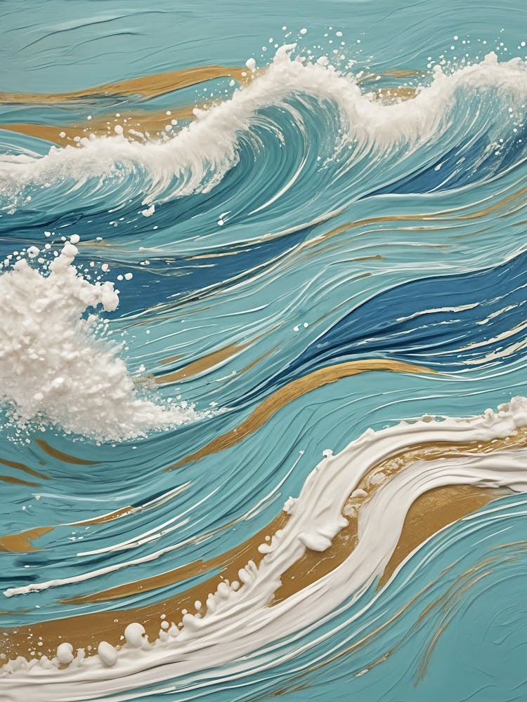 Vagues dorées n°1