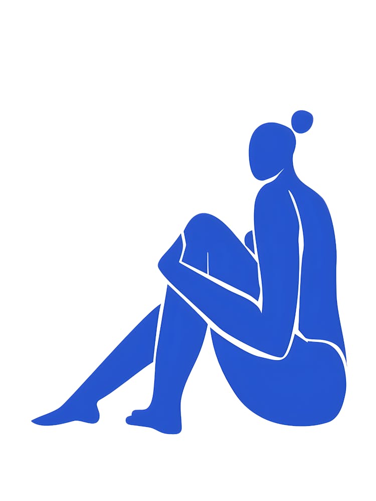 Sitzende Frau 1