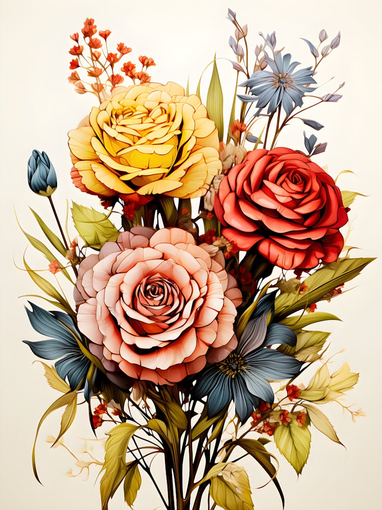 Infinite Bloom Radiant Floral Tapestry
