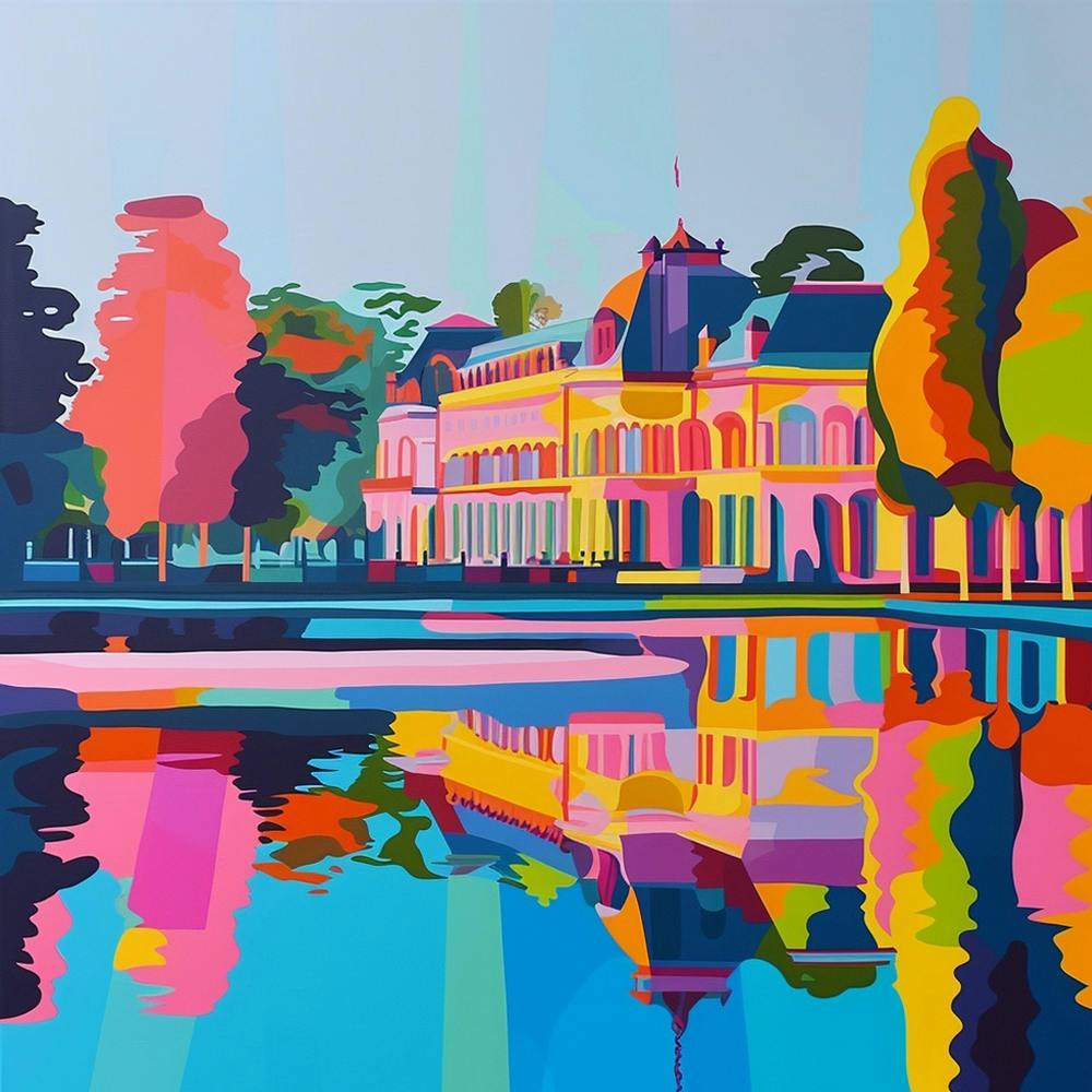 Colourful Gardens Royal Palace Of Laeken Gard Belgium 2