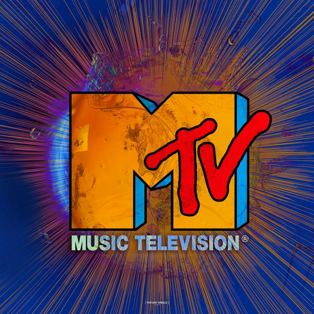 MTV Burst | Création Vectorielle | Pop Art World 2025