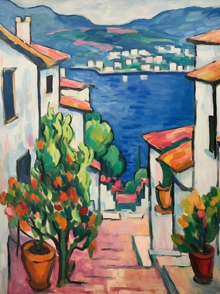 Lake Como Italy 1 Fauvist Painting