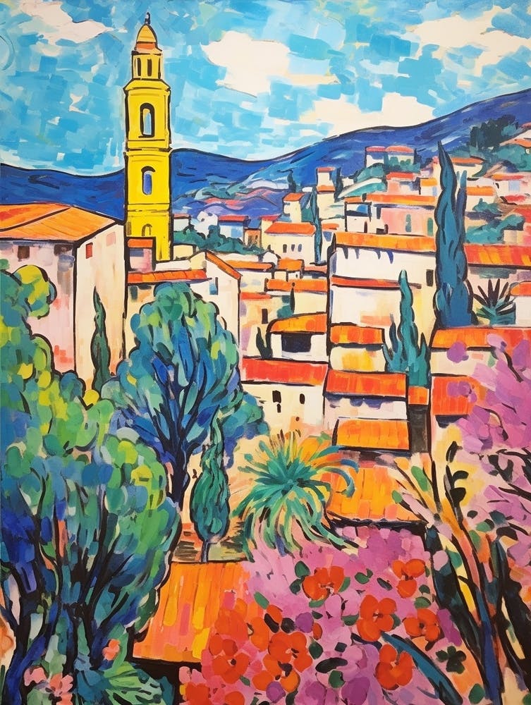 Perugia Italy 4 Fauvist Painting