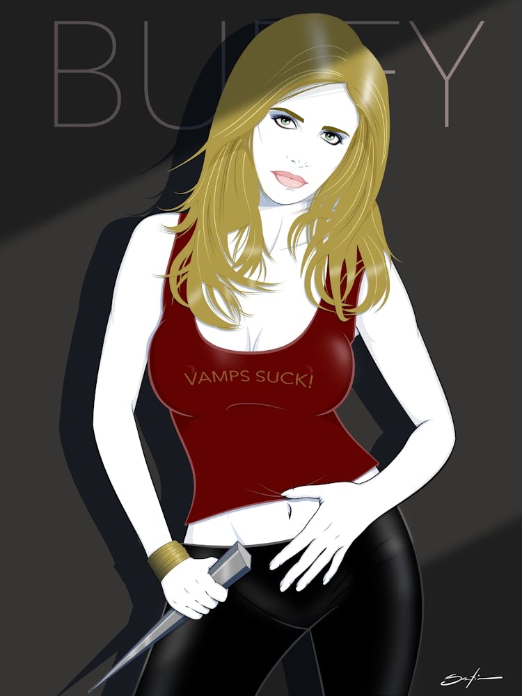 Buffy - Retro 80s Style