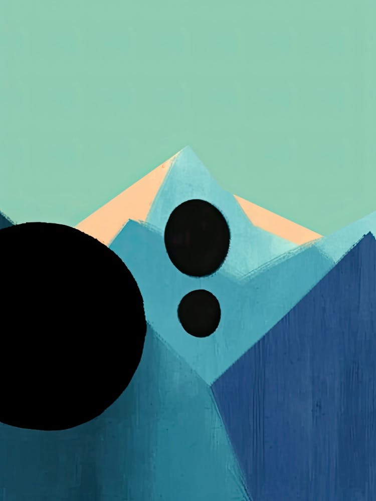 Ethereal Mountains Abstract 3