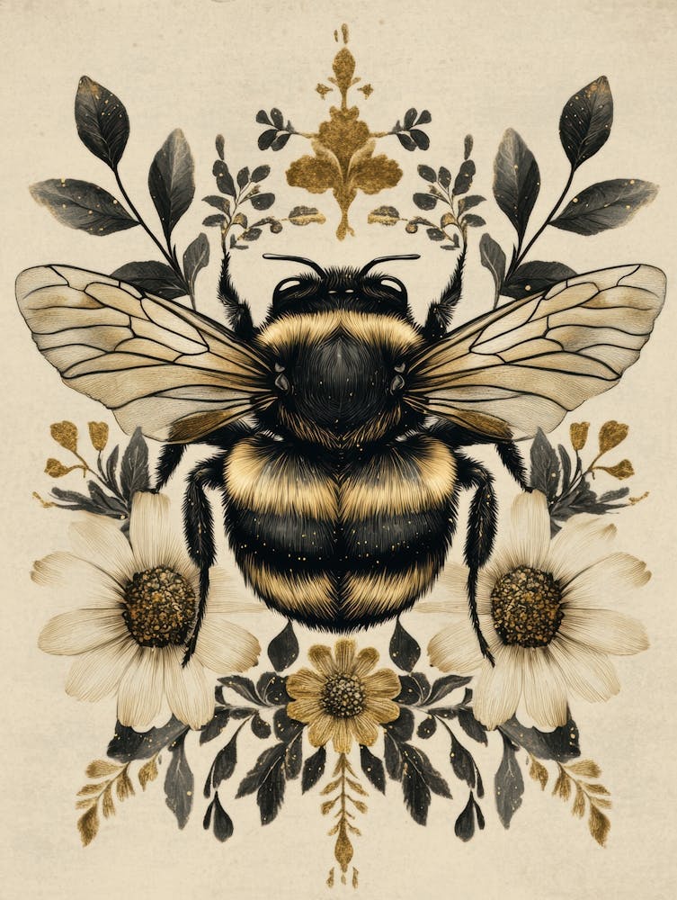 Bees And Flowers