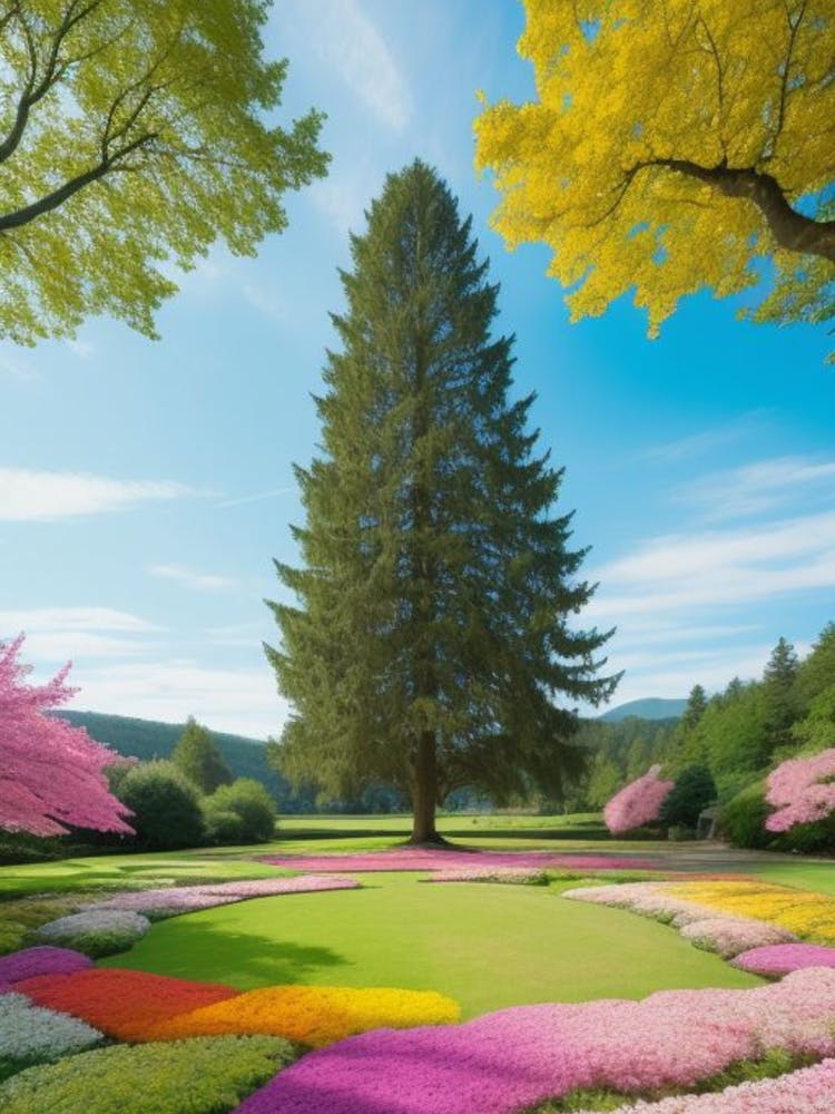 Tree In A Garden