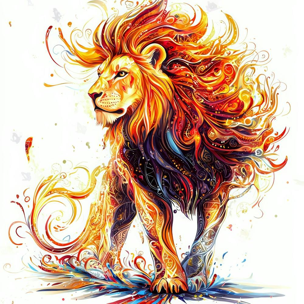 Lion Painting