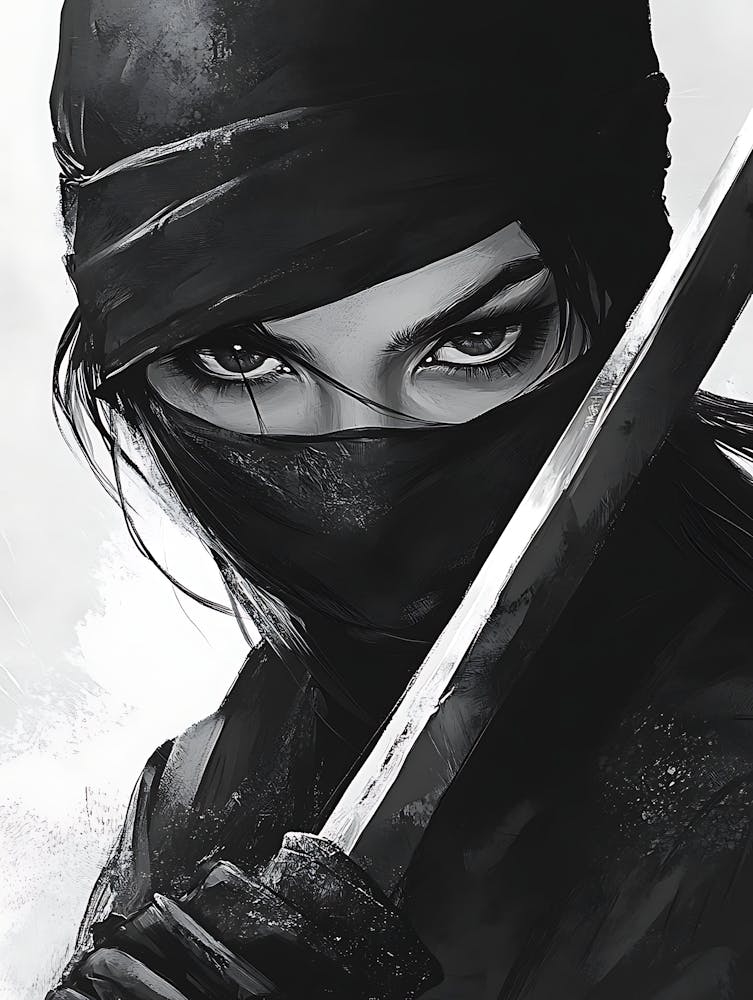 Mystery Beautiful Ninja Girl 1
