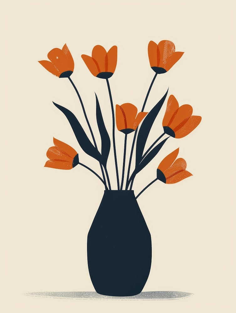 Tulips In A Vase 9