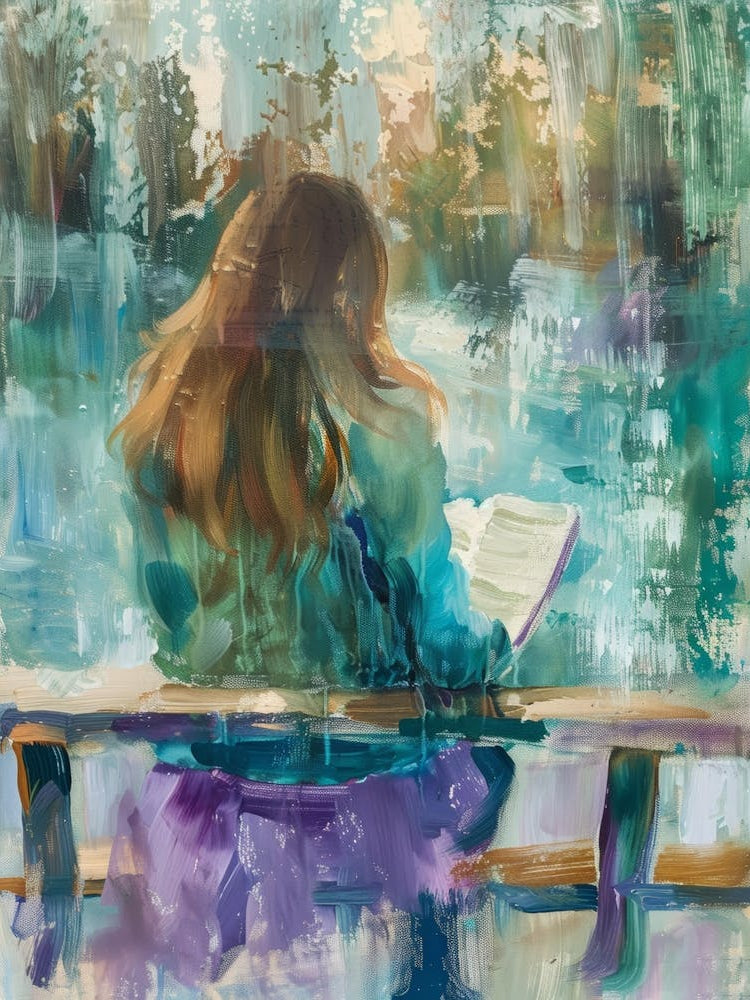 Reading By The Lake 4