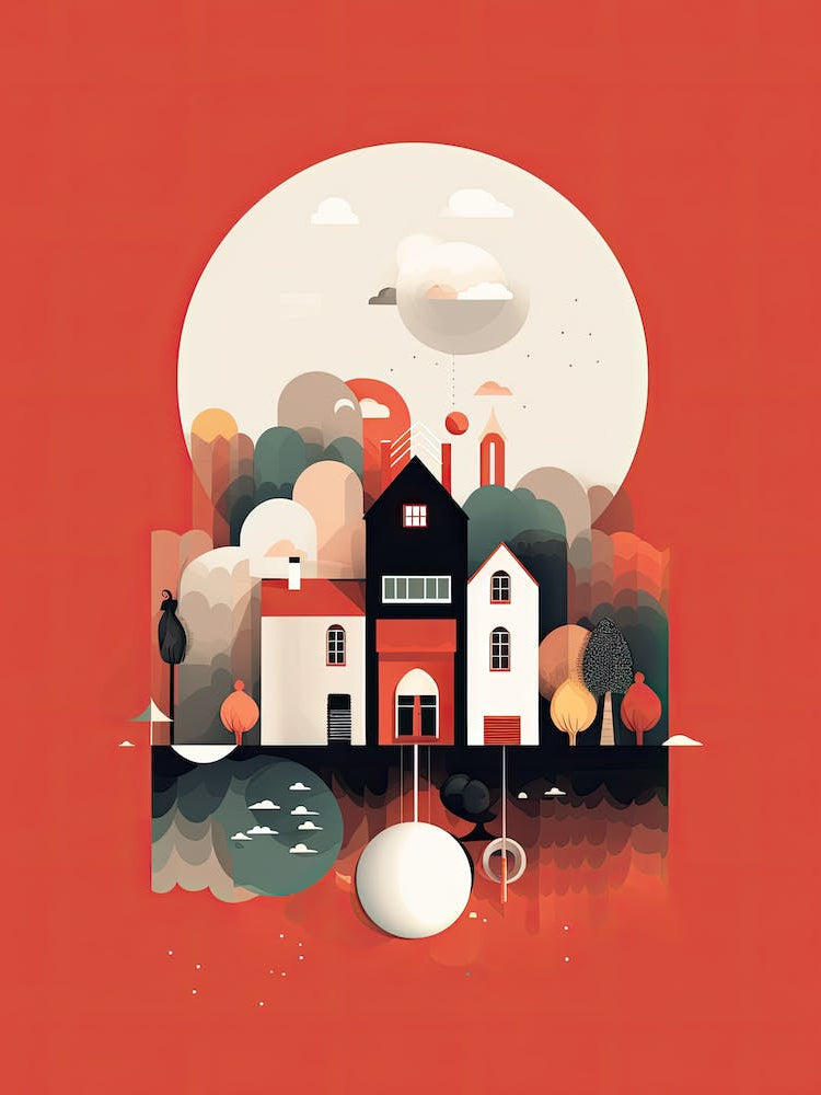 Canvas of Dreams: Woman in Minimalist Splendor