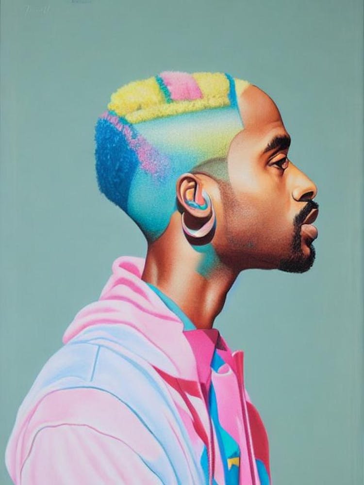 Big Sean Colourful Illustration