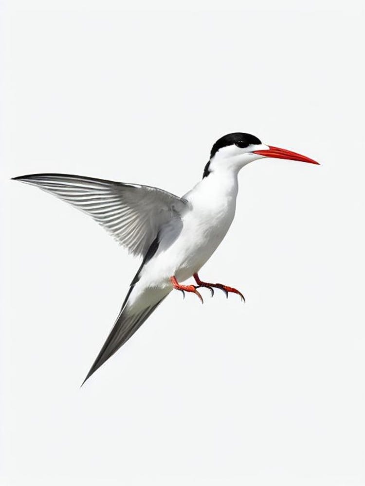 Common Tern B&W Pencil Drawing 2 Bird
