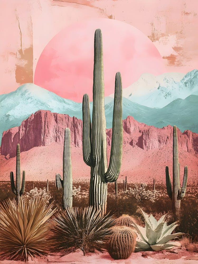 Desert Landscape Canvas Print