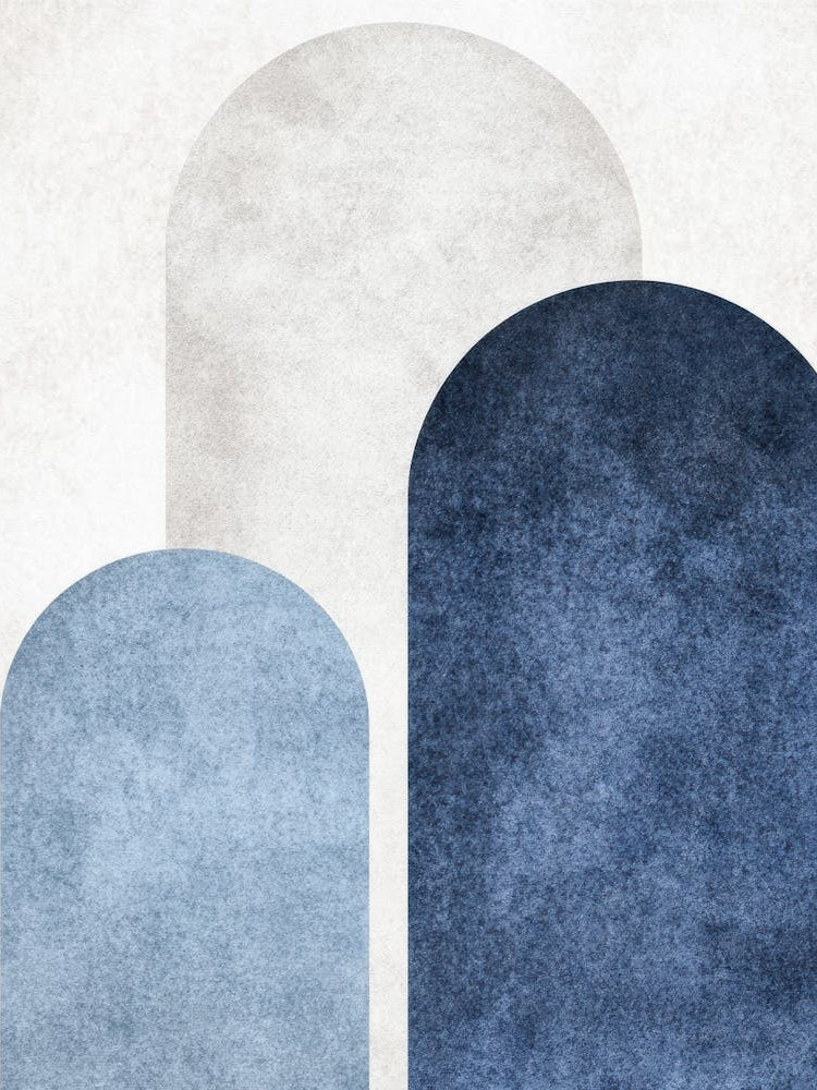 Blue And White Canvas