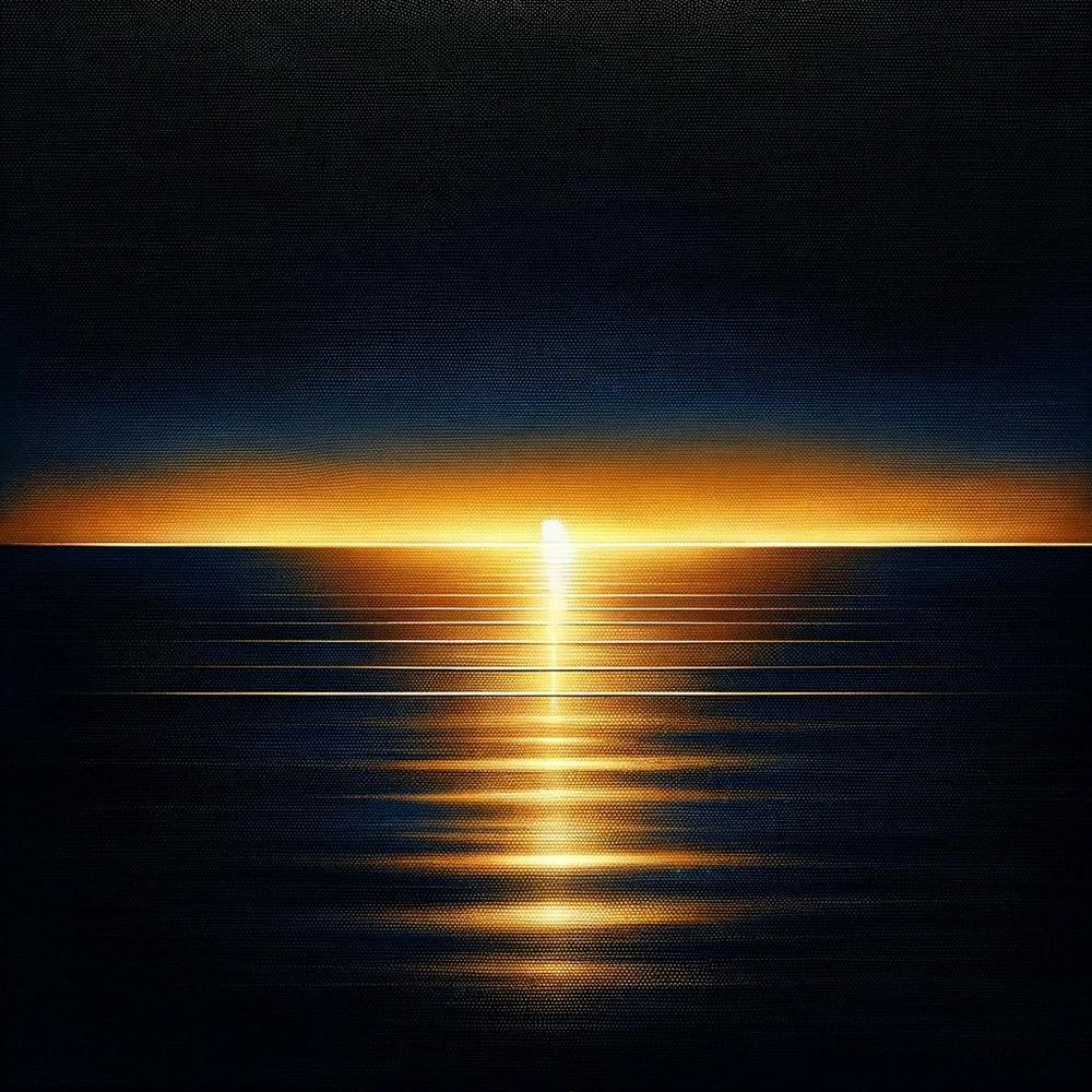 Sunset Over The Ocean 4