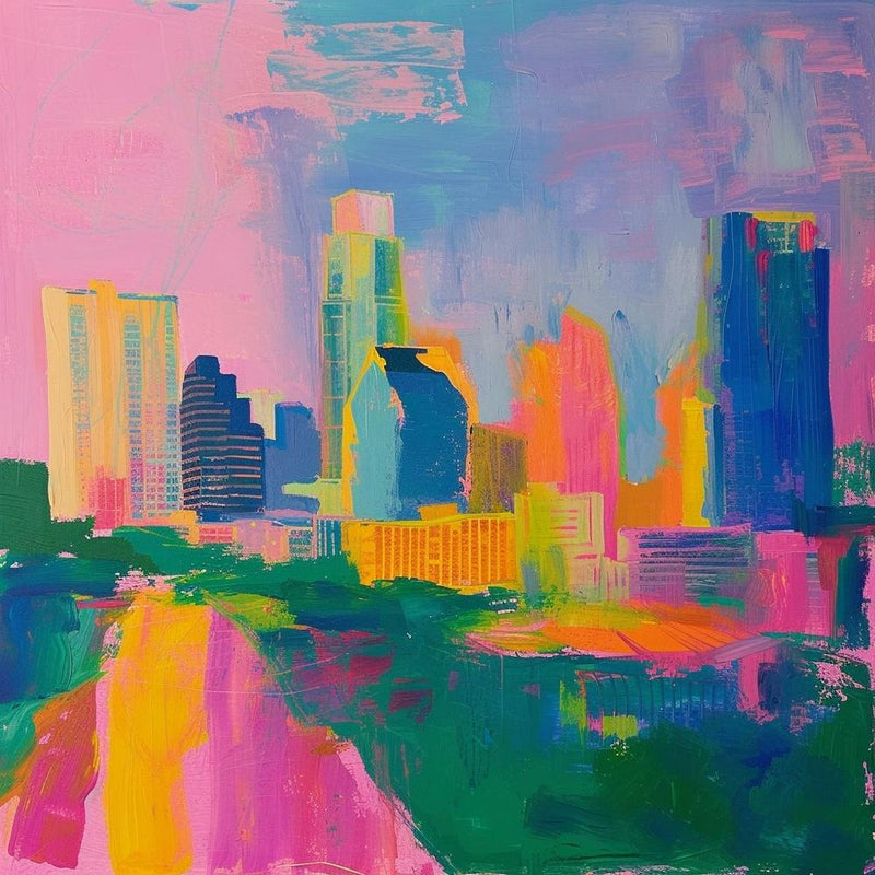 Abstract Travel Collection Austin Texas 4