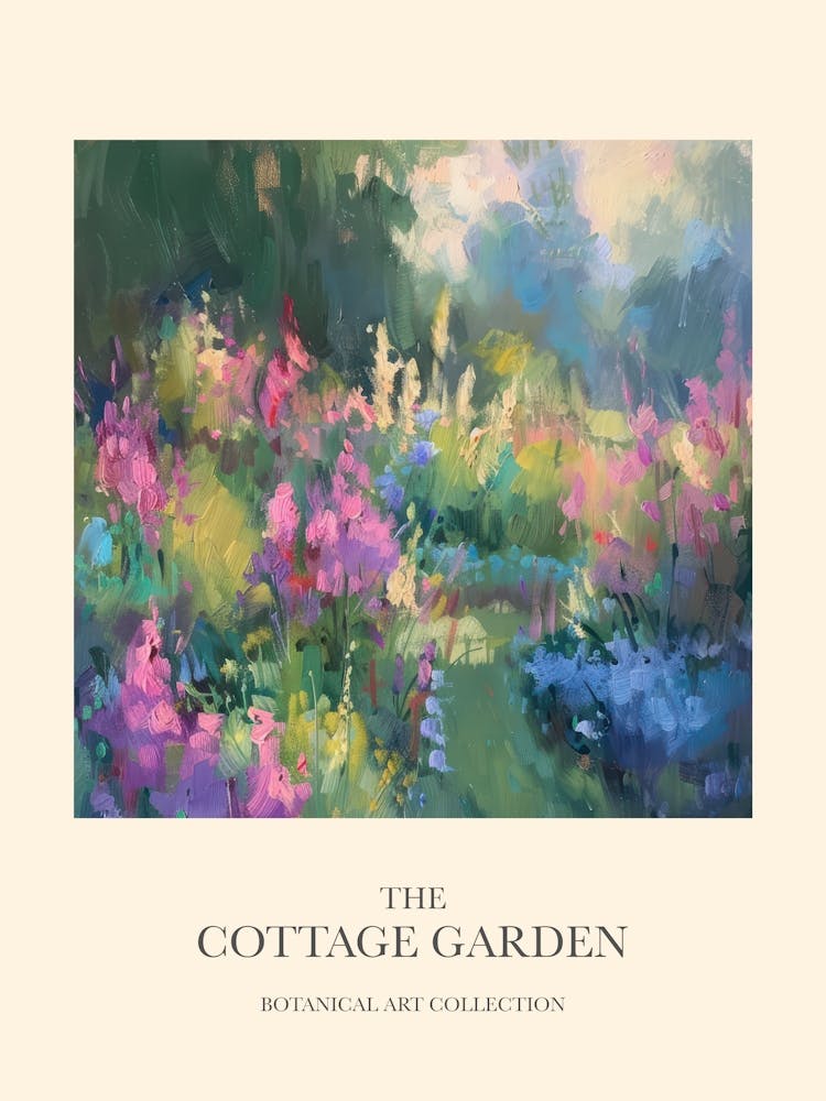 Cottage Garden Poster Wild Garden 2