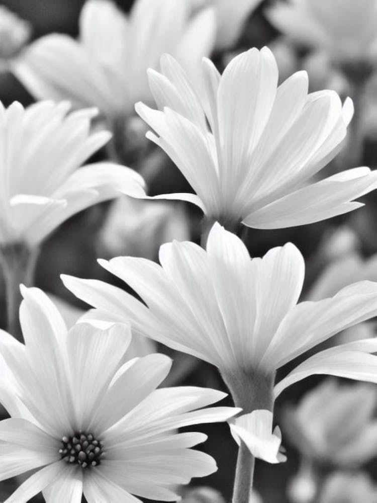 Cypress B&W Pencil 2 Flower