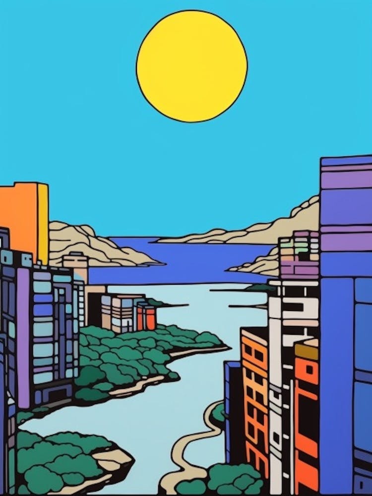 Minimal Design Style Of Singapore City, Singapore 2